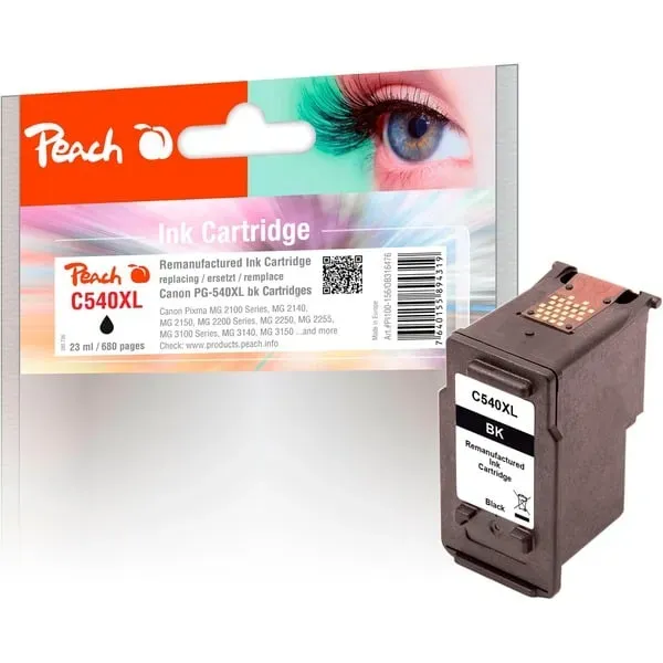 Peach 316476 Druckerpatrone 1 Stück(e) Schwarz Peach 316476 Druckerpatrone 1 Stück(e) Schwarz