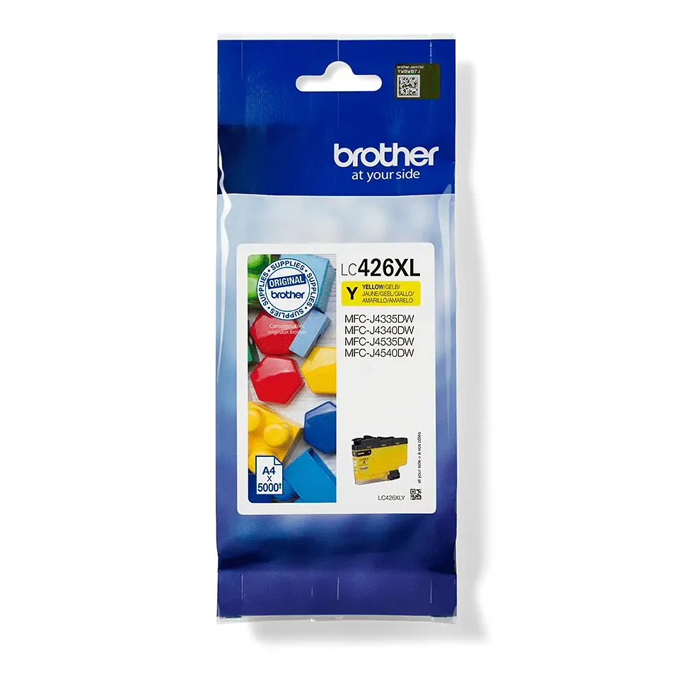 Brother LC-426XLY Druckerpatrone 1 Stück(e) Original Hohe (XL-) Ausbeute Gelb Brother LC-426XLY Druckerpatrone 1 Stück(e) Original Hohe (XL-) Ausbeute Gelb