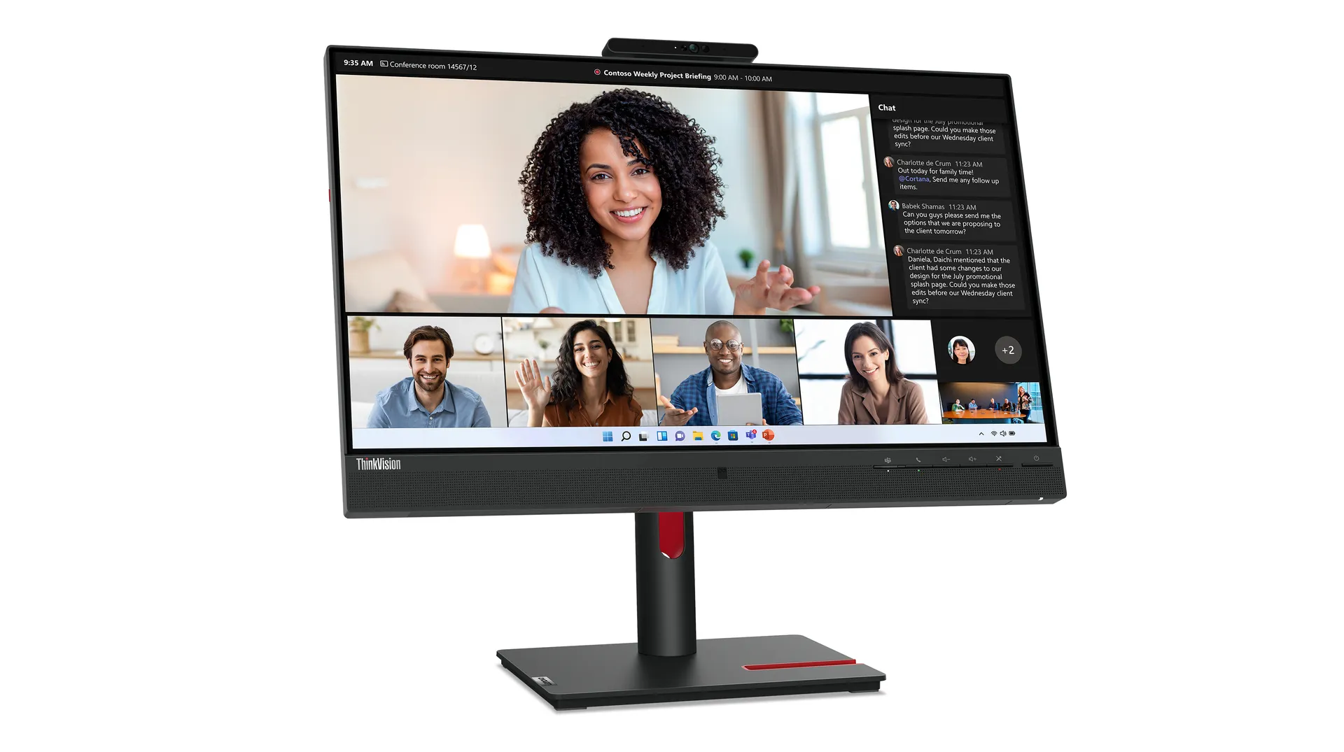 Lenovo ThinkVision T24mv-30 Monitor – Bild 5