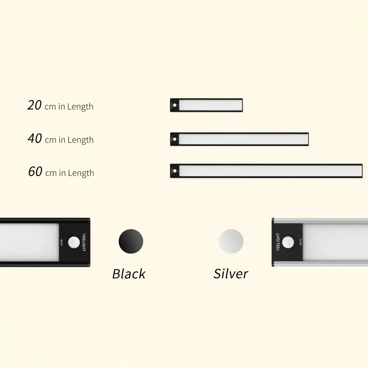 Yeelight Closet Sensor Light A20 (20cm)--silver – LED Produkt – Bild 2