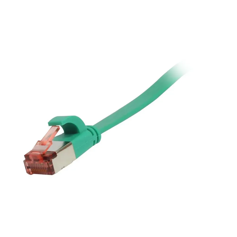 Patchkabel RJ45, CAT6 250Mhz, 10m grün, FTP(U/FTP), TPE(Superflex), Flach, Synergy 21, Patchkabel RJ45, CAT6 250Mhz, 10m grün, FTP(U/FTP), TPE(Superflex), Flach, Synergy 21,