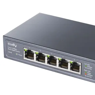 Cudy 5-Port 2.5G Metal Switch, HS105 Cudy 5-Port 2.5G Metal Switch, HS105