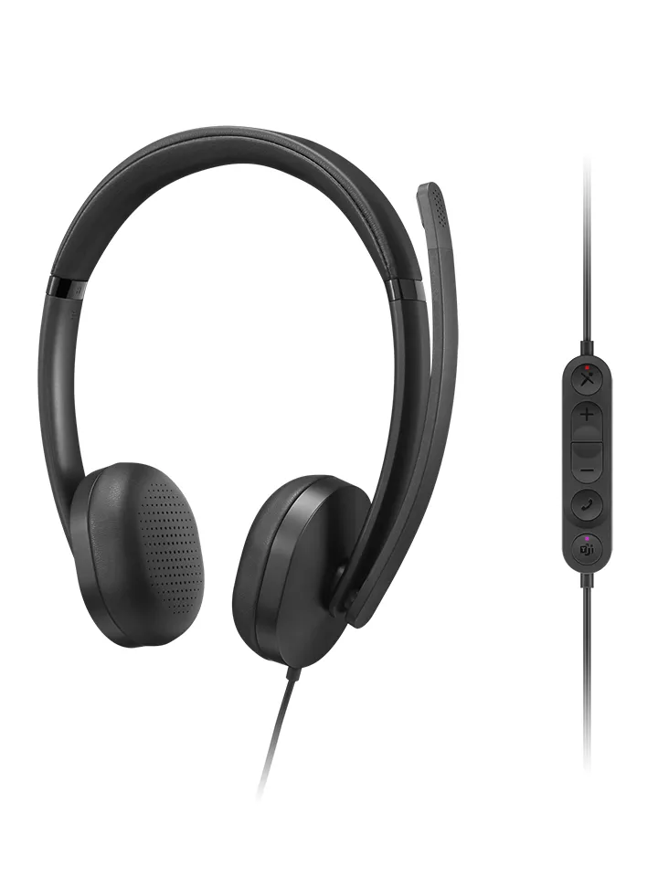 Lenovo VoIP Headset 5000 Kopfhörer Kabelgebunden Kopfband Büro/Callcenter USB Typ-C Schwarz – Bild 5