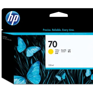 HP 70 Gelb DesignJet Druckerpatrone, 130 ml HP 70 Gelb DesignJet Druckerpatrone, 130 ml