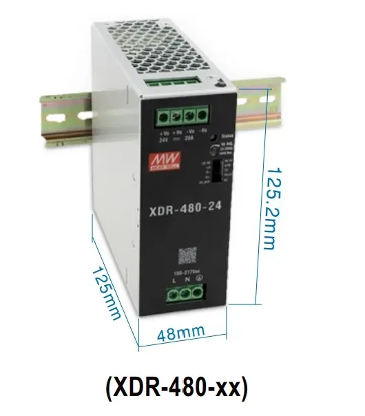 MEAN WELL Netzteil – 48V 480W Hutschiene MEAN WELL Netzteil – 48V 480W Hutschiene