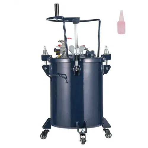 VEVOR Druckbehälter Farbbehälter Sprühfarbe Drucktopf 30 L Drucktank, 70 psi Lackierpistole Farbbehälter Φ 80 x 42,5 cm Spray Paint Pressure Pot Tank Paint Container Farbspritzpistolen Lacken, Flecken – Bild 8