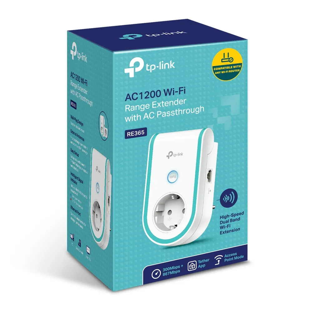 TP-Link AC1200-Dualband-WLAN-Repeater mit Steckdose – Bild 4