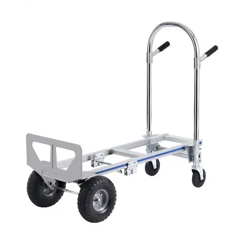 VEVOR 2-in-1 Sackkarre Klappbar 0,686kg Tragfähigkeit Transportkarre Aluminiumlegierung & Kohlenstoffstahl Sackkarre ⇋ Plattformwagen Trolley für Lade- & Transportaufgaben im Innen- & Außenbereich – Bild 9