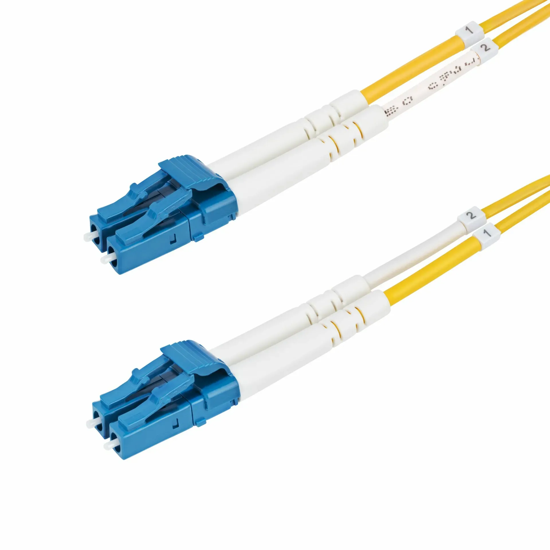 StarTech.com 1 Meter LWL Patchkabel LC LC (UPC) Singlemode OS2 Duplex, 9/125µm, 100Gbit, Biegeunempfindlich, Geringe Einfügedämpfung, LSZH Glasfaserkabel StarTech.com 1 Meter LWL Patchkabel LC LC (UPC) Singlemode OS2 Duplex, 9/125µm, 100Gbit, Biegeunempfindlich, Geringe Einfügedämpfung, LSZH Glasfaserkabel