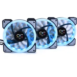 Eiszyklon Aurora LUX Digital RGB – 3er Kit 120x120x25mm, Gehäuselüfter Eiszyklon Aurora LUX Digital RGB – 3er Kit 120x120x25mm, Gehäuselüfter