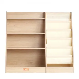 VEVOR 4-stöckiges Bücherregal aus MDF für Kinder, Sechsstöckiges Bücherregal, Baby-Aufbewahrungsregal, Bücher- und Spielzeug-Organizer-Schrank, für Kinderzimmer, Spielzimmer, Kindergarten VEVOR 4-stöckiges Bücherregal aus MDF für Kinder, Sechsstöckiges Bücherregal, Baby-Aufbewahrungsregal, Bücher- und Spielzeug-Organizer-Schrank, für Kinderzimmer, Spielzimmer, Kindergarten