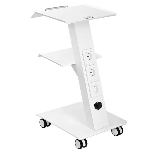 VEVOR Laborwagen, Medizinischer Servicewagen mit Integrierter Steckdose, Mobiles Dessert aus 3-lagigem Metall, mit Drehbaren Rädern, Belastung 100 kg, für Labor, Klinik, Schönheitssalon, Salon VEVOR Laborwagen, Medizinischer Servicewagen mit Integrierter Steckdose, Mobiles Dessert aus 3-lagigem Metall, mit Drehbaren Rädern, Belastung 100 kg, für Labor, Klinik, Schönheitssalon, Salon