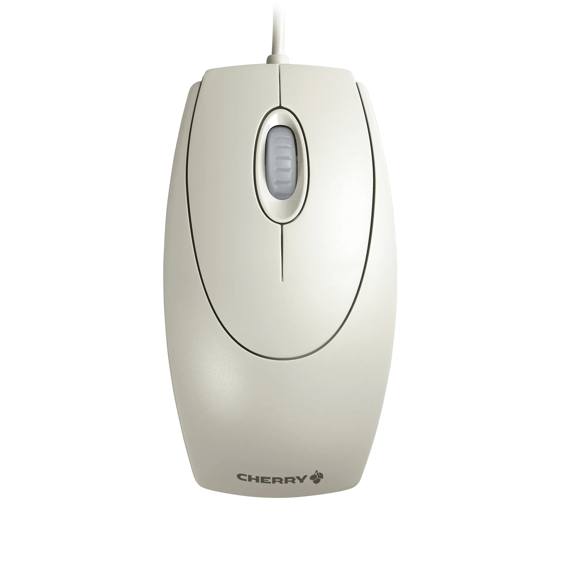 CHERRY WHEELMOUSE OPTICAL Kabelgebundene Maus, Hell Grau, PS2/USB – Bild 2