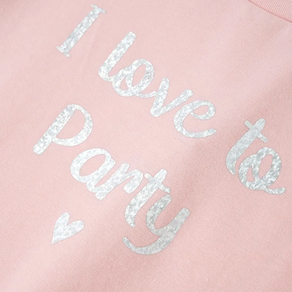 vidaXL Kinder-T-Shirt mit Rüschenärmeln Hellrosa 128 – Bild 4