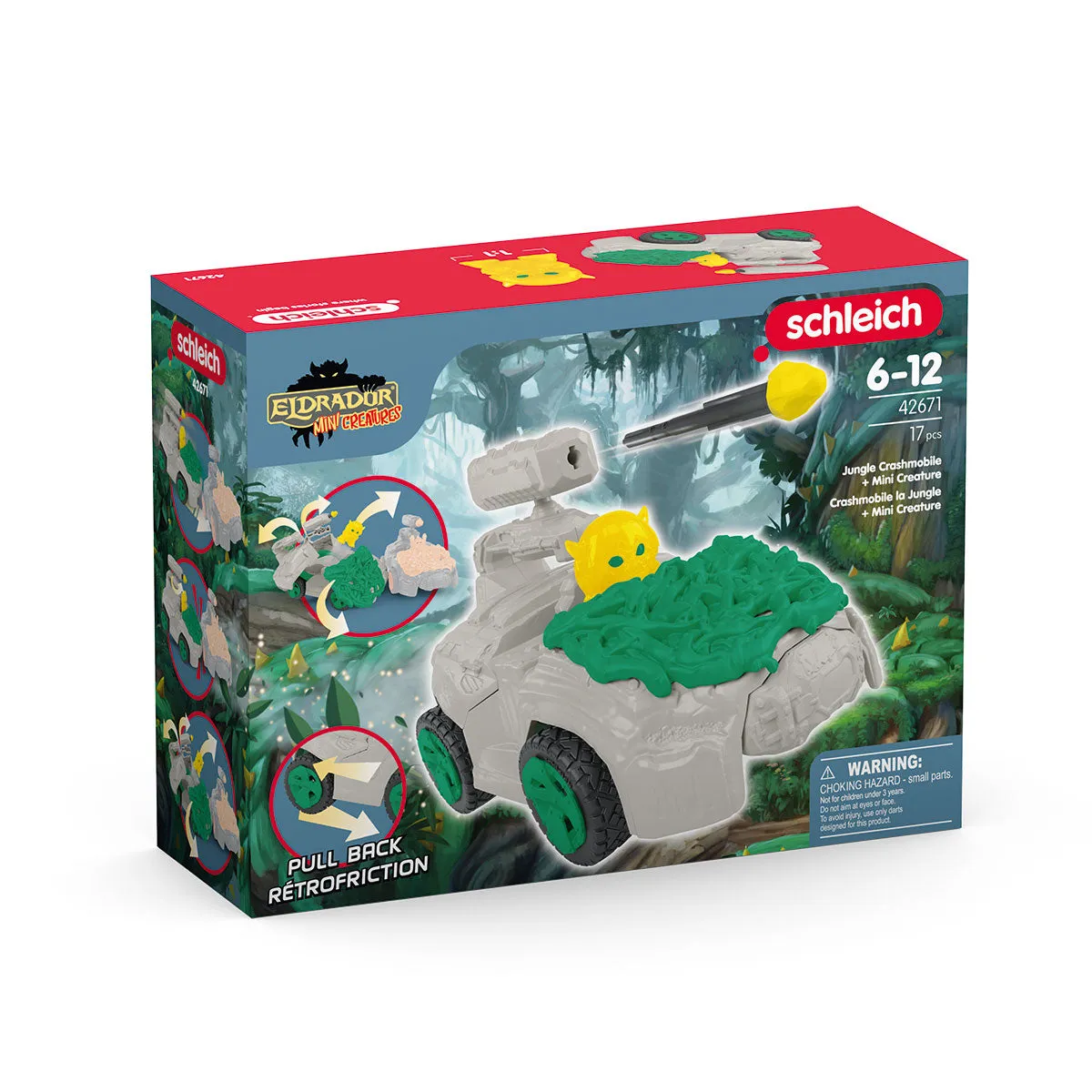 schleich Dschungel-Crashmobil mit Mini Cretaure – Bild 6