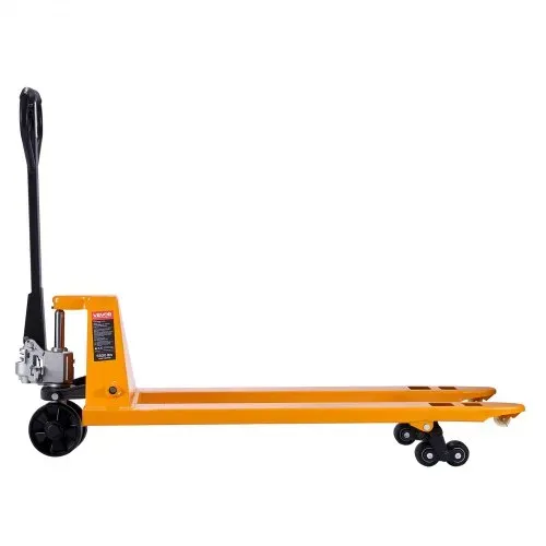 VEVOR Palettenwagen, 2,5 T Tragkraft, Handhubwagen mit 1220 x 685 mm Gabeln, Palettenwagen mit 8,5–18 cm Gabelhubhöhe, Palettenhubwagen für Fabriken, Lagerhallen, Supermärkte & LKW-Beladung – Bild 10