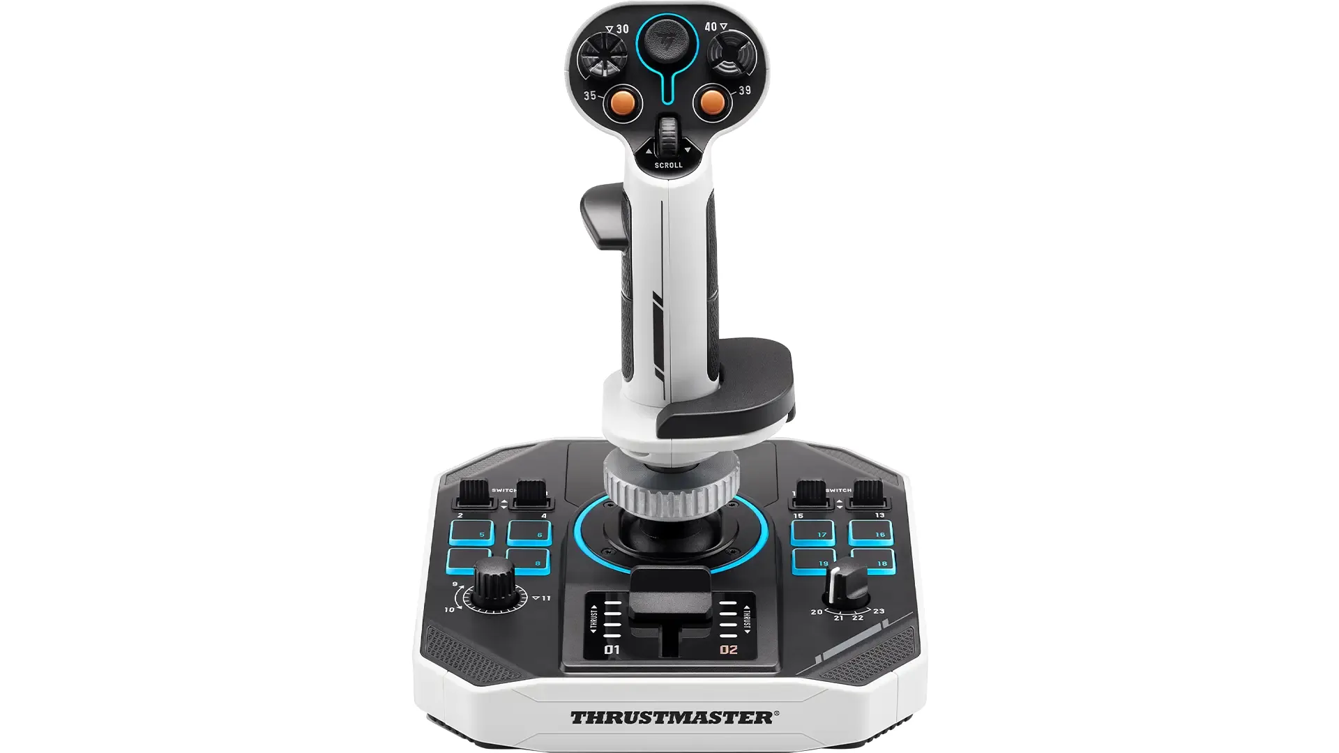 Thrustmaster Sol-R 1 Schwarz, Weiß USB Flightstick Analog / Digital PC Thrustmaster Sol-R 1 Schwarz, Weiß USB Flightstick Analog / Digital PC