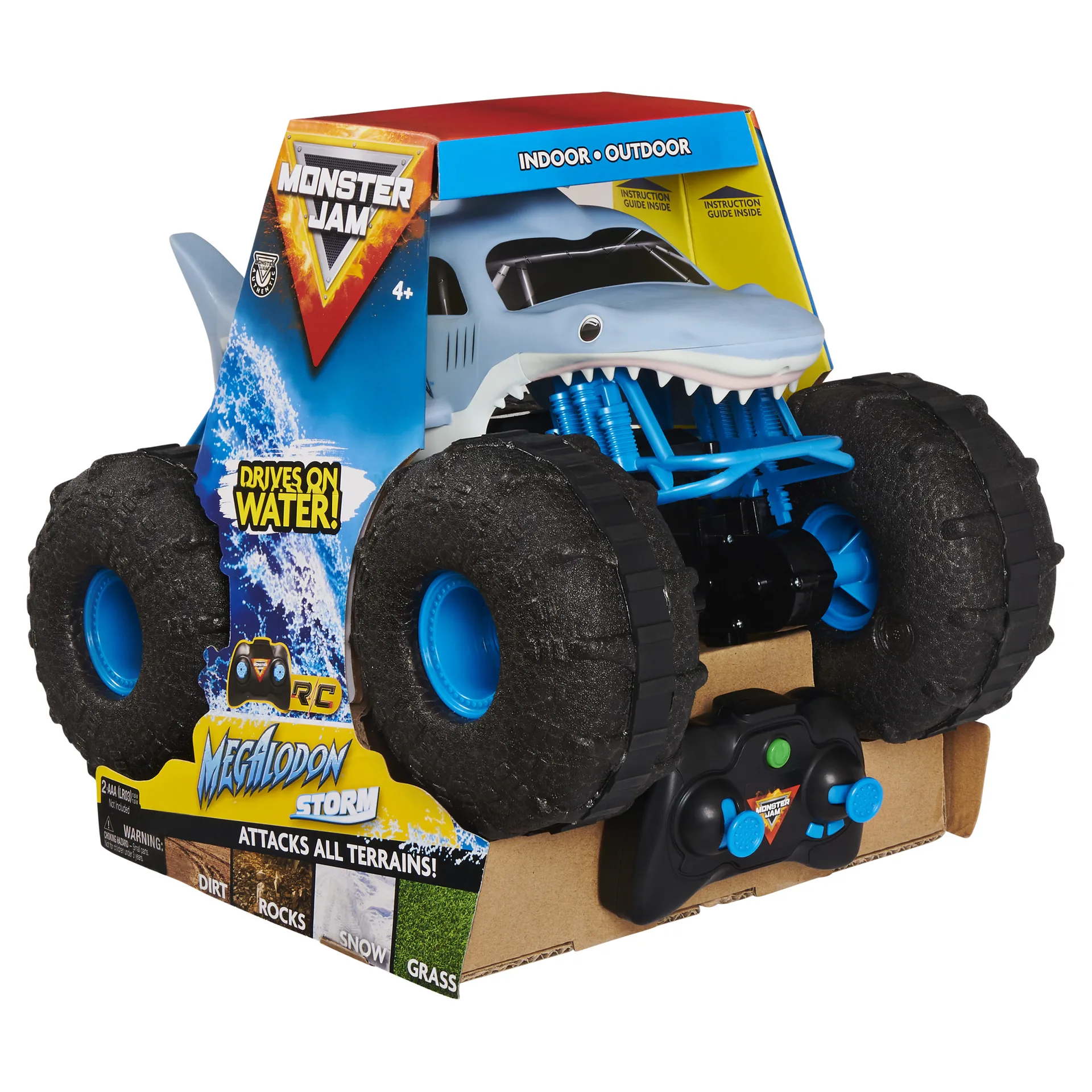 Monster Jam – Megalodon Storm, ferngesteuertes Amphibienfahrzeug Monster Jam – Megalodon Storm, ferngesteuertes Amphibienfahrzeug