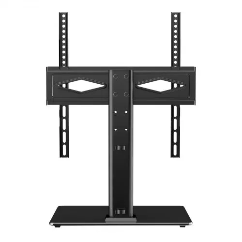 VEVOR TV Ständer mit Rollen Universal 615–670 mm Höhenverstellbar, 75 x 75 mm, 400 x 400 mmm 41 kg Belastbar Bodenständer Standfuß Mobil Wagen Fernsehständer, Stabile Halterung Fernsehtisch – Bild 10