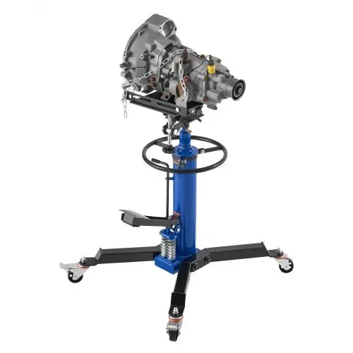 VEVOR hydraulischer Getriebeheber Wagenheber mit 600 kg Hubkapazität, Teleskop-Getriebeheber mit Pedal & Doppelteleskopgetriebe & 88-176 cm hohe Hubhöhe, Garagen-/Werkstatthebebühne Blau – Bild 10
