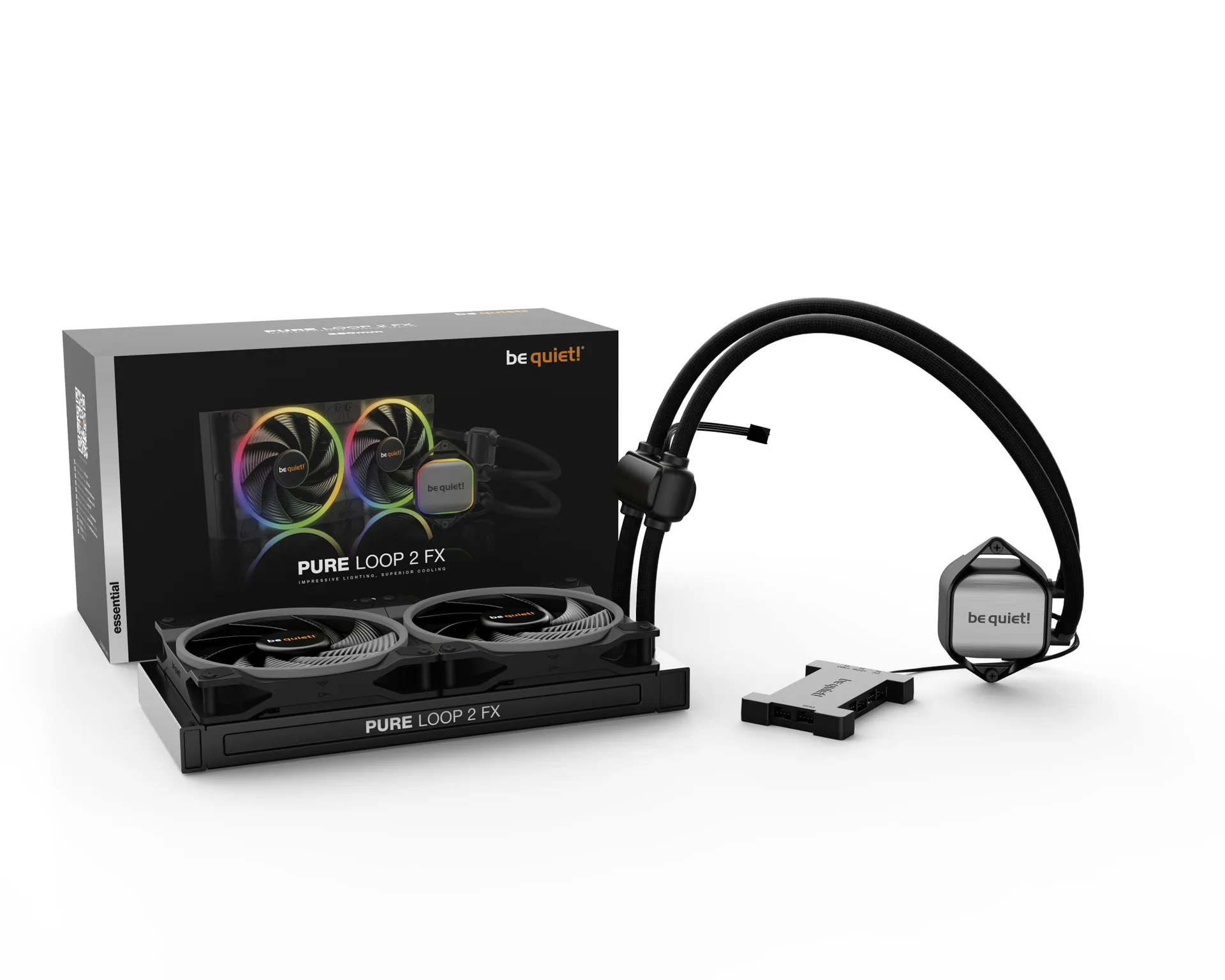 be quiet! Pure Loop 2 FX 280mm Prozessor All-in-One-Flüssigkeitskühler 14 cm Schwarz 1 Stück(e) – Bild 4