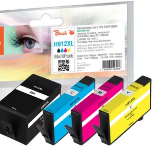 Peach PI300-977 Druckerpatrone 4 Stück(e) Kompatibel Hohe (XL-) Ausbeute Schwarz, Cyan, Magenta, Gelb Peach PI300-977 Druckerpatrone 4 Stück(e) Kompatibel Hohe (XL-) Ausbeute Schwarz, Cyan, Magenta, Gelb