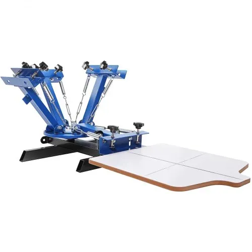 VEVOR Siebdruckpresse T-Shirt Siebdruckmaschine 1 Farben + 1 Station, T-Shirtpresse, Hitzepresse Transferpresse DIY Ausrüstung Drucker, Textildruck Kleidung, Kissenbezüge, Gepäckstücke usw. – Bild 9