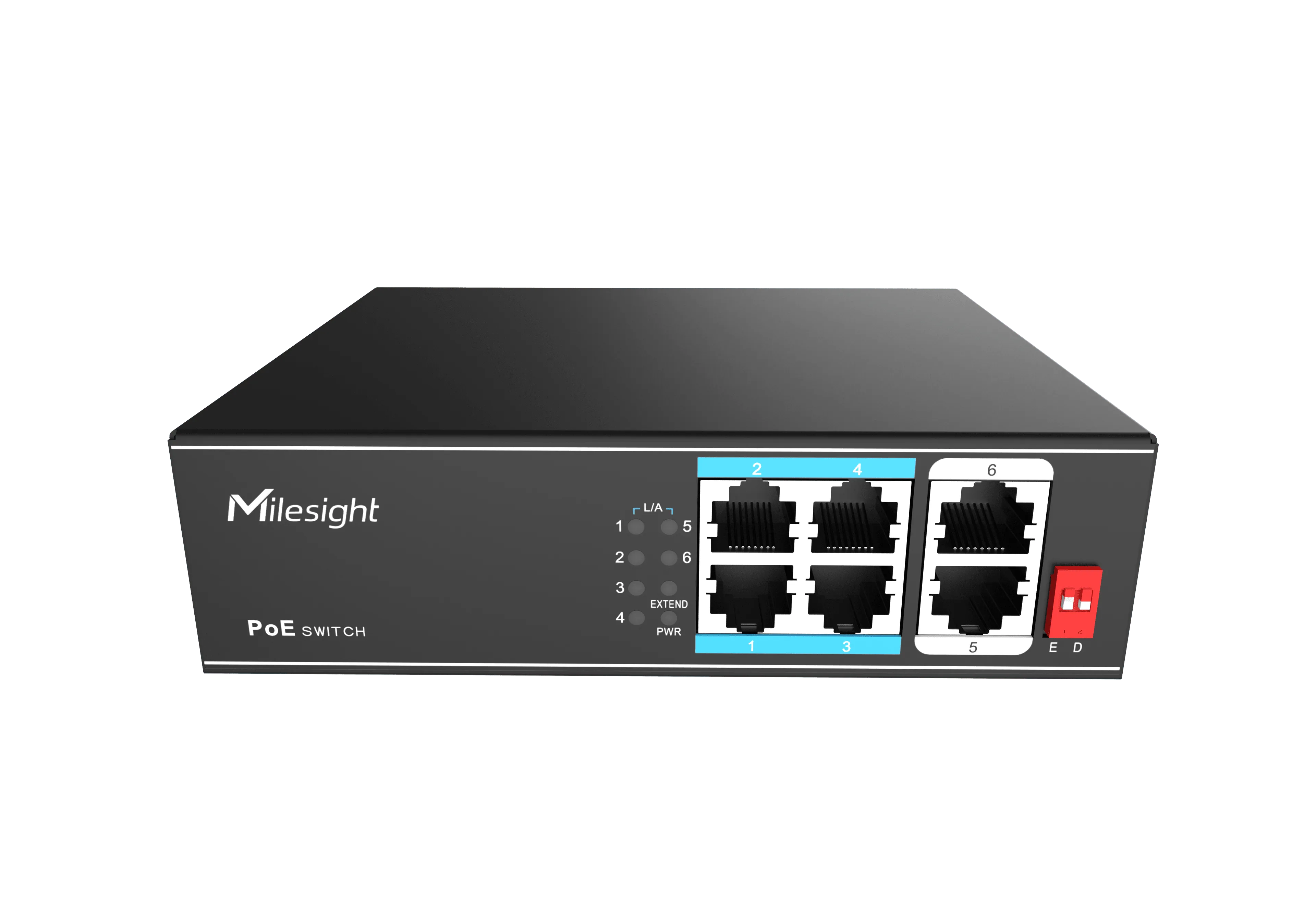 Milesight IoT Milesight 4-Port PoE Switch, MS-S0204-EL – Bild 4