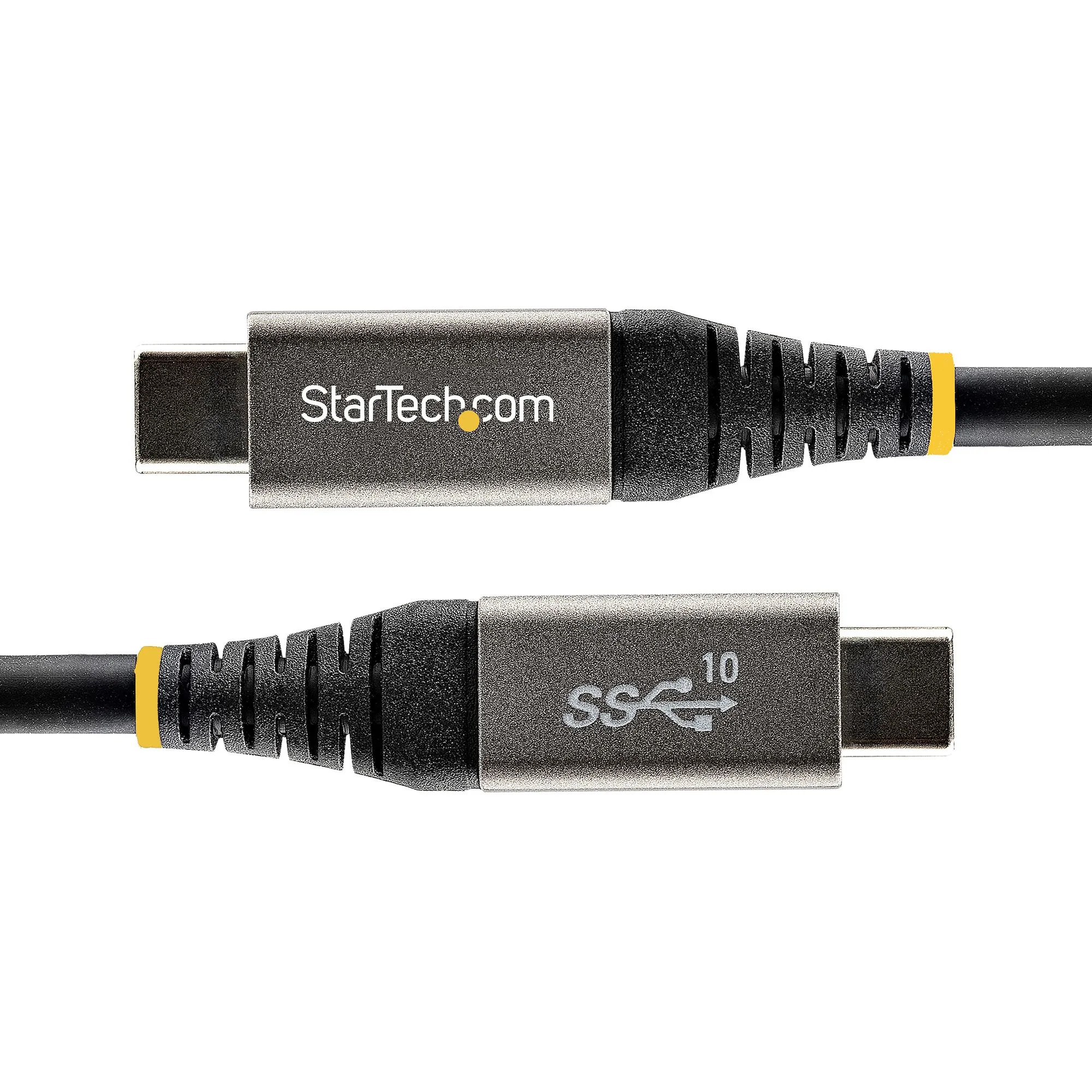 StarTech.com 1m USB-C Kabel, USB 10Gbps, 100W (5A) Power Delivery, 8K 60Hz / 4K 144Hz DP-Alt-Modus, USB-IF-zertifiziert - Thunderbolt-Kompatibel – Bild 4