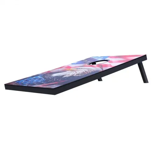 VEVOR Cornhole Spiel Set (920 x 600 x 241 mm) Cornhole-Spielbretter, tragbares Wurfbrett aus MDF-Holz, Cornhole-Spiel für Erwachsene, inkl. 8 Sitzsäcken & Tragetasche, für Garten Hinterhof Strand – Bild 9