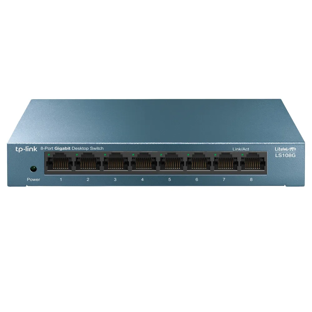 TP-Link 8-Port Desktop Switch (10/100/1000Mbit/s) TP-Link 8-Port Desktop Switch (10/100/1000Mbit/s)