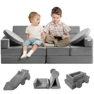 VEVOR Spielsofa Kindersofa, 15 in 1 Kindersofa aus Schaumstoff, Matratze Multifunktional Spieltisch Puzzle Sofa, Kindersessel Faltbar, Pädagogisches Spielzeug Kindersessel Spielsofa Kuschelecke VEVOR Spielsofa Kindersofa, 15 in 1 Kindersofa aus Schaumstoff, Matratze Multifunktional Spieltisch Puzzle Sofa, Kindersessel Faltbar, Pädagogisches Spielzeug Kindersessel Spielsofa Kuschelecke