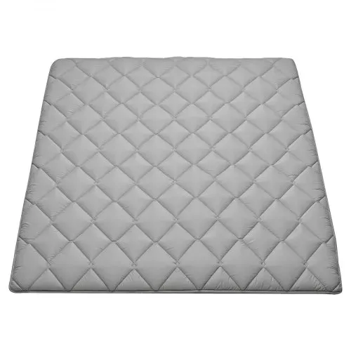 VEVOR japanische Futon-Matratze (2032 x 1524 x 89 mm), faltbare Tatami (Queen Size), Bodenmatratze mit Aufbewahrungstasche & Befestigungsmaterial, 9-lagige Schlafmatte für Meditation Yoga, Grau – Bild 10