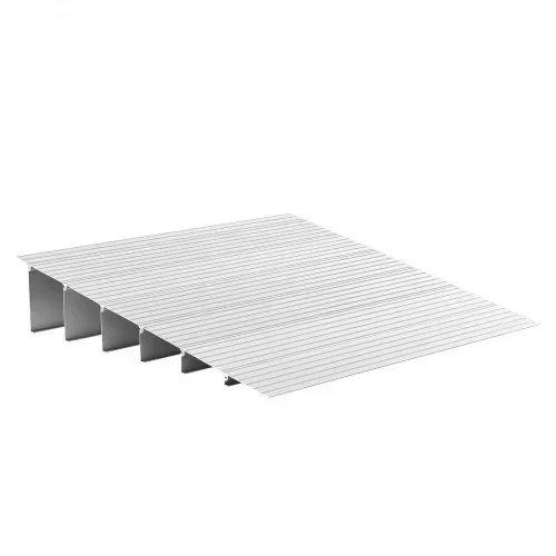 VEVOR Türschwellenrampe, 805x865x155 mm, Rollstuhlrampe aus Aluminiumlegierung mit einer Tragkraft von 360 kg, Bordsteinrampen für Heimtreppen, Rollstühle Roller Gehhilfen Fahrräder Dreiräder – Bild 10