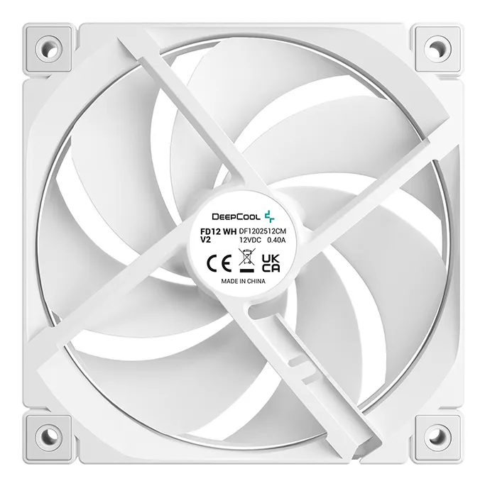 DeepCool FD12 WH V2 Computergehäuse Ventilator 12 cm Weiß 1 Stück(e) – Bild 3