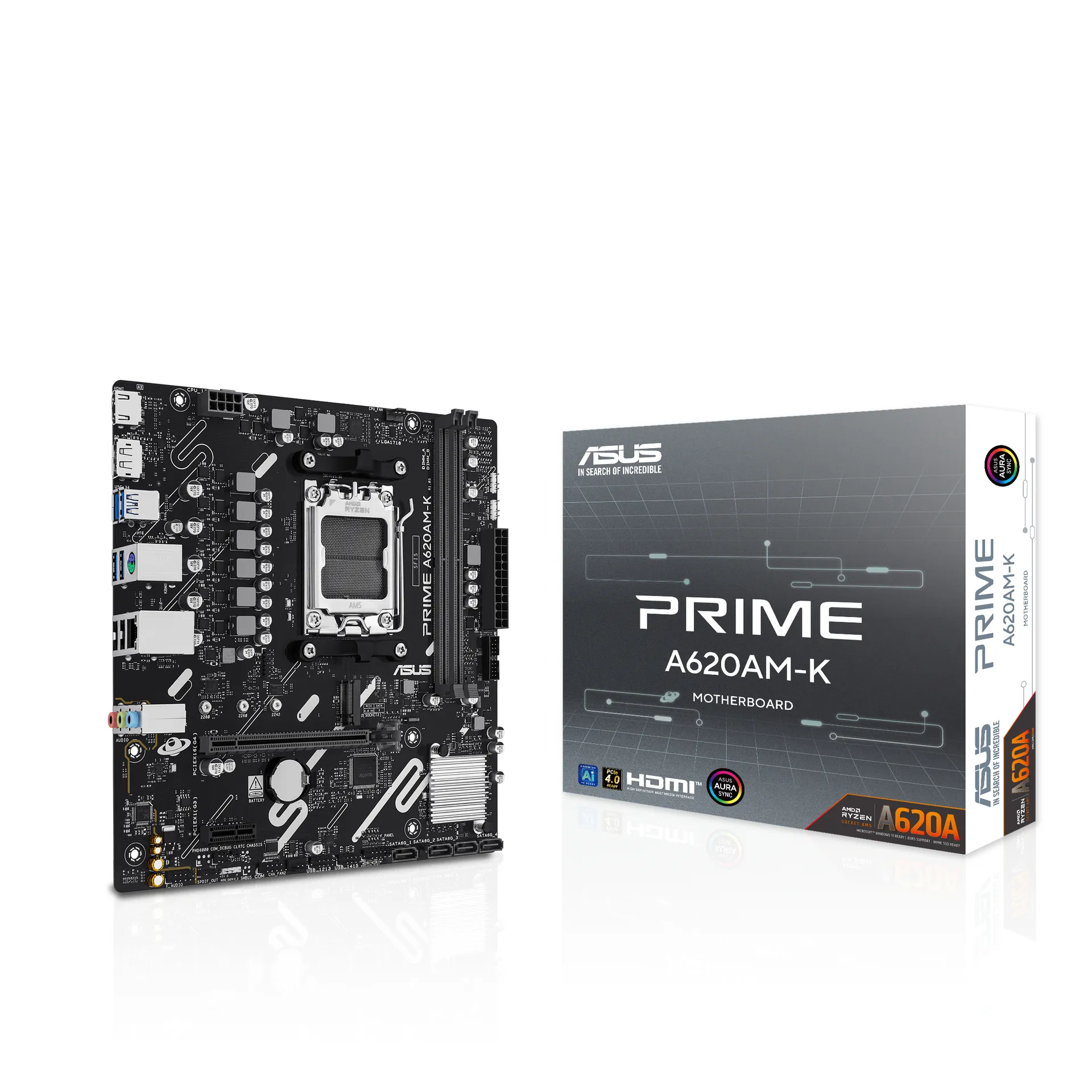 ASUS PRIME A620AM-K AMD A620A Sockel AM5 micro ATX – Bild 5
