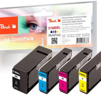 Peach 319385 Druckerpatrone 4 Stück(e) Kompatibel Hohe (XL-) Ausbeute Schwarz, Cyan, Magenta, Gelb Peach 319385 Druckerpatrone 4 Stück(e) Kompatibel Hohe (XL-) Ausbeute Schwarz, Cyan, Magenta, Gelb
