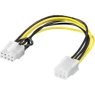 Internes Stromkabel PCIe 6-Pin auf 8-Pin, Adapter Internes Stromkabel PCIe 6-Pin auf 8-Pin, Adapter