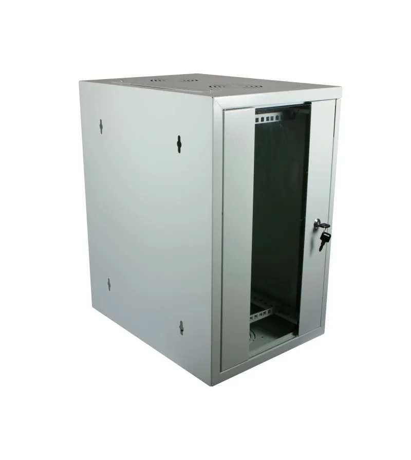 ALLNET 19"Wandgehäuse, 5HE, Vertikal, T370, Lichtgrau, SMH-Serie, – Bild 2