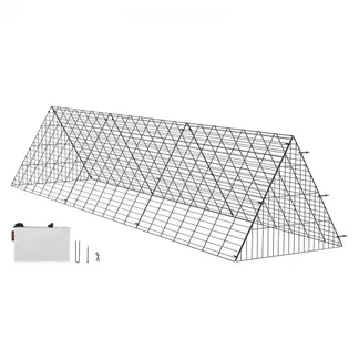 VEVOR Hühnertunnel, 300 x 71 x 61,5 cm Hühnerkäfig für den Hof, tragbare Hühnertunnel für den Außenbereich, einfache Installation, Hühnerstall-Auslauf, geeignet für Hühner, Enten, Kaninchen VEVOR Hühnertunnel, 300 x 71 x 61,5 cm Hühnerkäfig für den Hof, tragbare Hühnertunnel für den Außenbereich, einfache Installation, Hühnerstall-Auslauf, geeignet für Hühner, Enten, Kaninchen