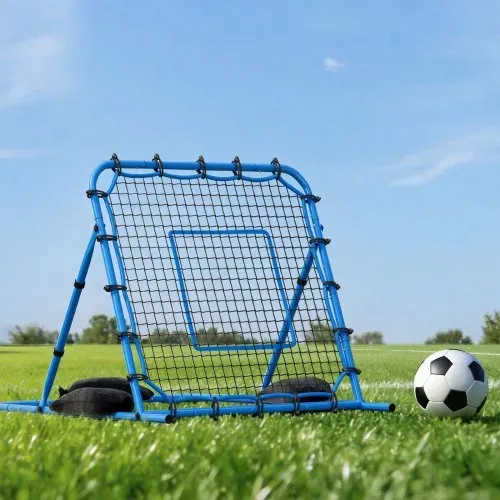 VEVOR Fußball Rebounder 108 x 109 cm, Rückprallnetz mit Verstellbarem Winkel & Robustem Eisenrahmen, PE-Trainingsnetz für Ballkontrolle & Passtraining, Balltrainingsgerät für Jugendliche & Erwachsene – Bild 7