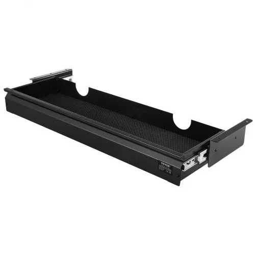 VEVOR Untertisch Schublade 840x240x107mm, Unterbau Schreibtisch, versteckter Schreibtisch-Aufbewahrungs-Organizer, Bleistiftschublade unter dem Tisch für Sitz- & Steharbeitsplätze im Büro & zu Hause – Bild 9