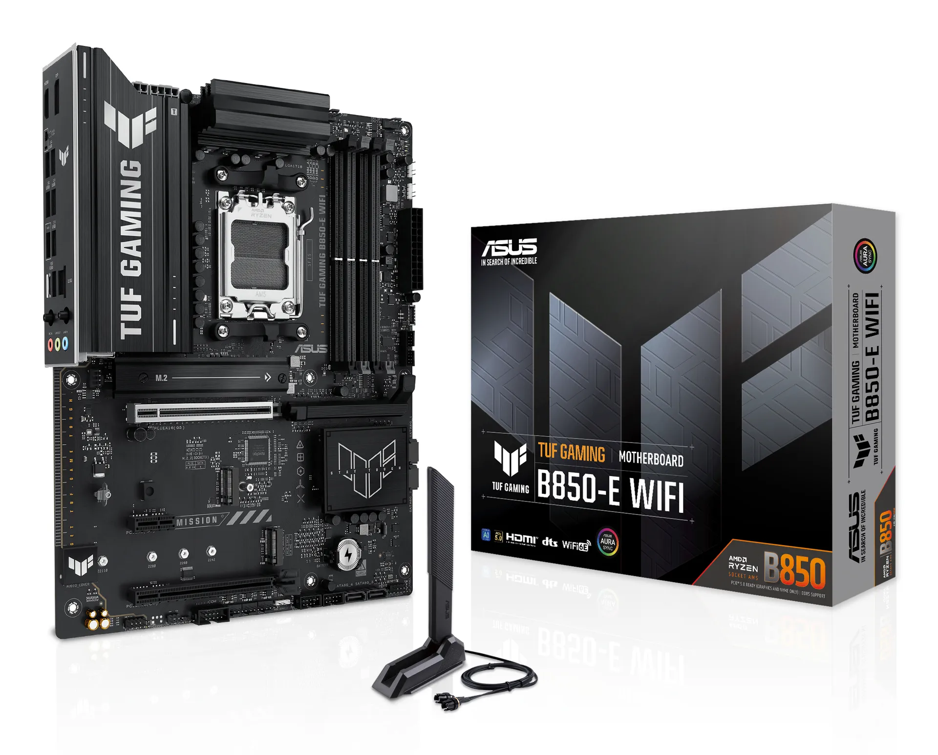 ASUS TUF GAMING B850-E WIFI AMD B850 Sockel AM5 ATX ASUS TUF GAMING B850-E WIFI AMD B850 Sockel AM5 ATX