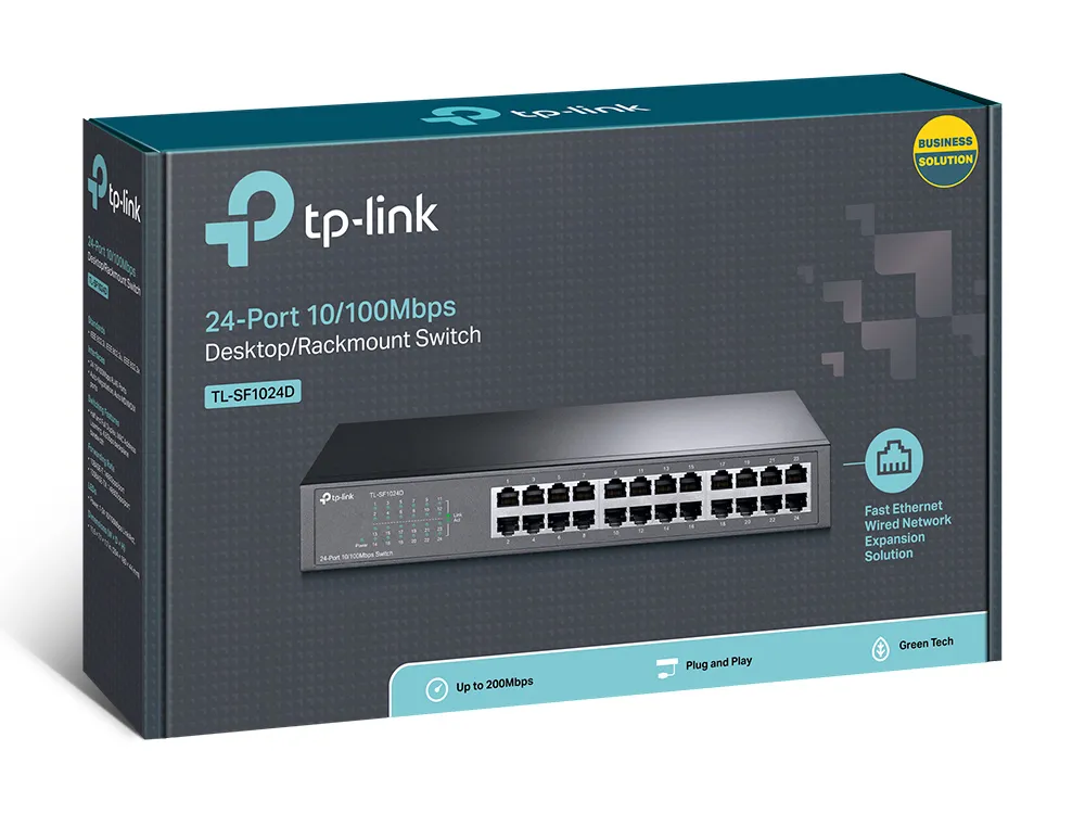 TP-Link 24-port 10/100Mbit/s Desktop/Rackmount Switch – Bild 4
