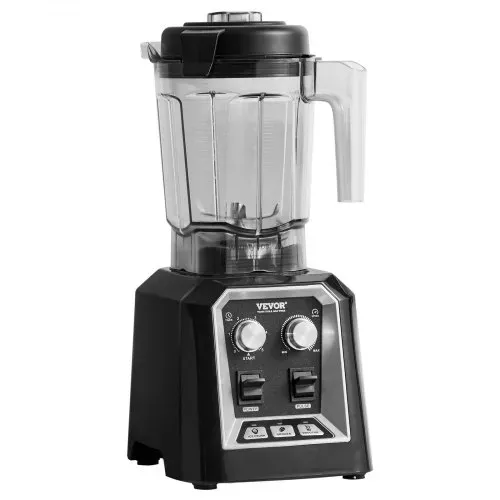 VEVOR Mixer kommerzieller Standmixer 2200 W mit Behälter aus Kunststoff, Hochleistungsmixer Power Profi Mixer Küchenmixer mit 3 Funktionen, für gefrorene Getränke Shakes Smoothies und Crush Ice, schwarz – Bild 10