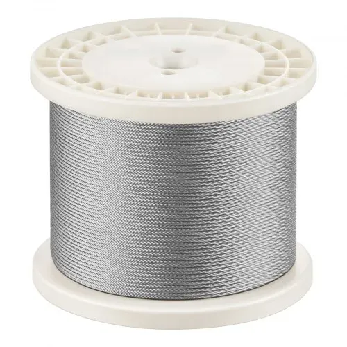 VEVOR Drahtseil-Set, Ф3,18mmx305m, 316 Edelstahlkabel mit Schneider und Handschuhen, 7,1kN Bruchfestigkeit, 7 x 7 Litzen, Bauqualität für Handläufe, Treppen, Terrassen, Zäune im Freien – Bild 7