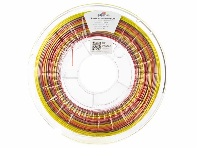 Spectrum Filament · PLA SILK Rainbow · EARTH BLEND · 1.75mm · 1kg – Bild 3
