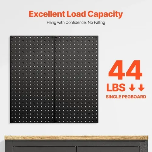 VEVOR Werkzeugwand, 61 x 30 cm, 2er-Set, Stahl-Stecktafel-Wand-Organizer, Werkzeuglochwand für Wohnzimmer, Garage, Werkzeugaufbewahrung, Werkbank, Büroorganisation, Bastelraum, Küche, Zuhause, schwarz VEVOR Werkzeugwand, 61 x 30 cm, 2er-Set, Stahl-Stecktafel-Wand-Organizer, Werkzeuglochwand für Wohnzimmer, Garage, Werkzeugaufbewahrung, Werkbank, Büroorganisation, Bastelraum, Küche, Zuhause, schwarz