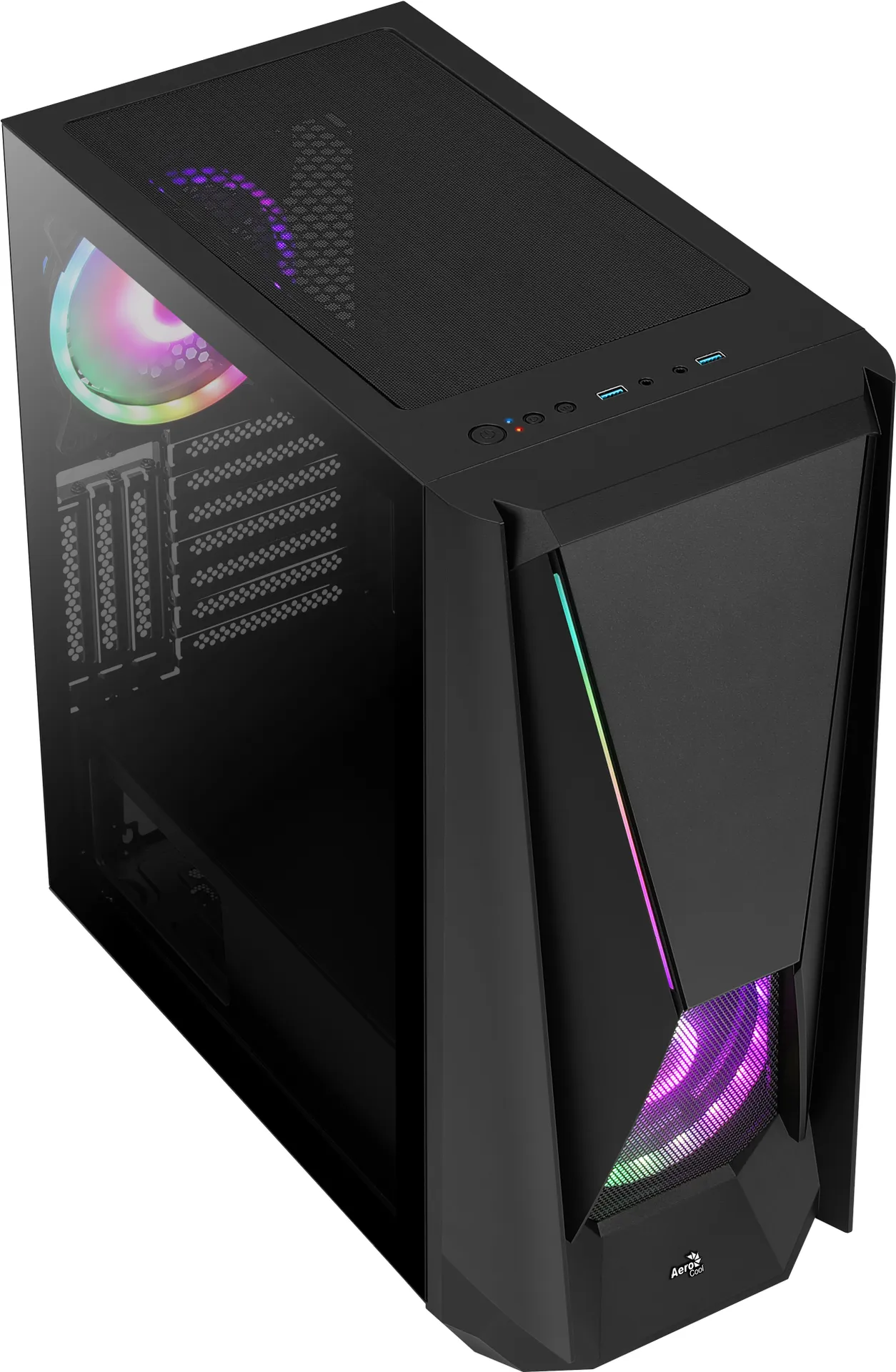 Aerocool Visor Midi Tower Schwarz – Bild 4