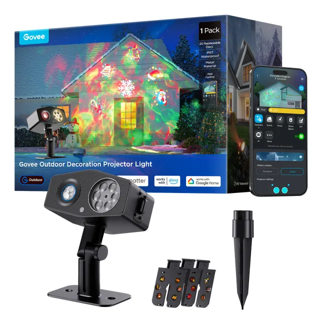 Govee H7071 Intelligenter Einbaustrahler Wi-Fi/Bluetooth Govee H7071 Intelligenter Einbaustrahler Wi-Fi/Bluetooth